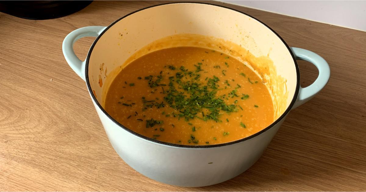 Carrot and Sweet Potato Soup