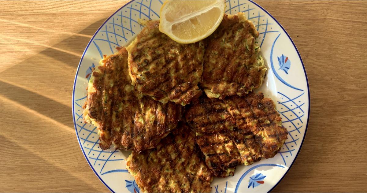 Cheddar and Courgette Patties