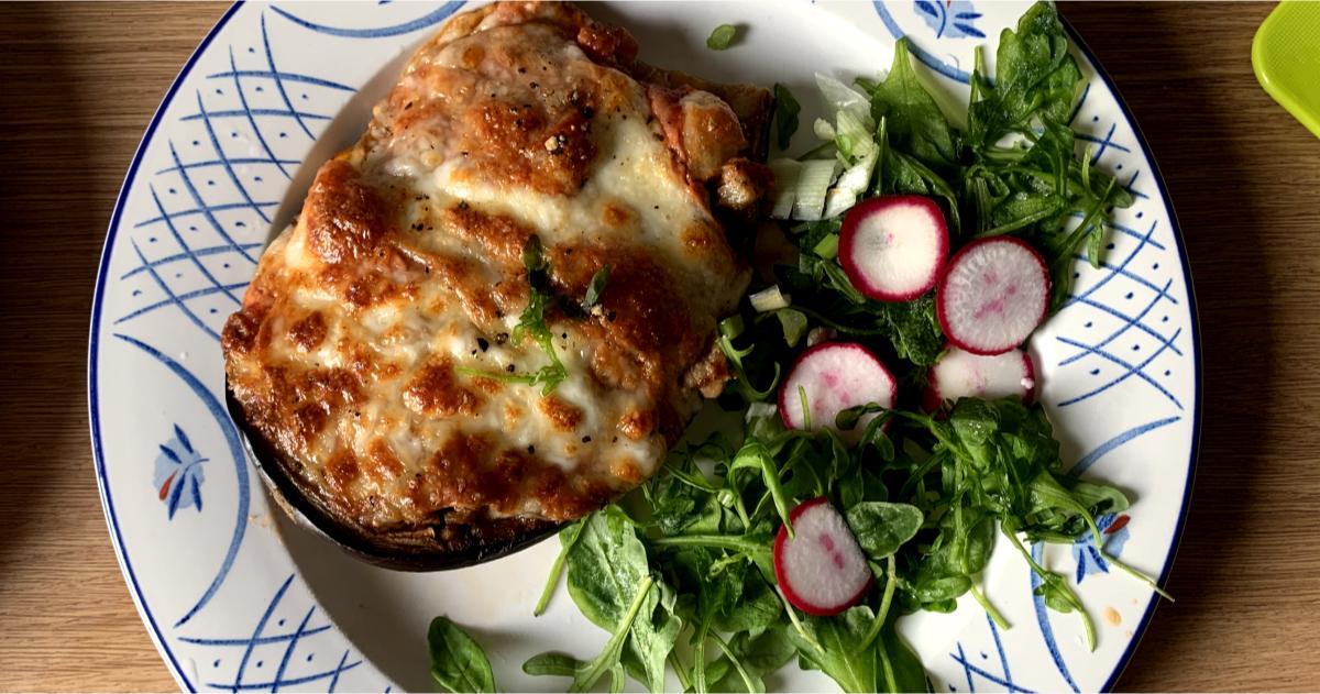 Ragù Stuffed Aubergines