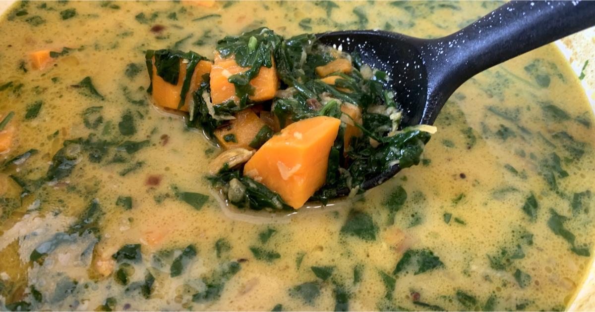 Aromatic Sweet Potato and Coconut Soup