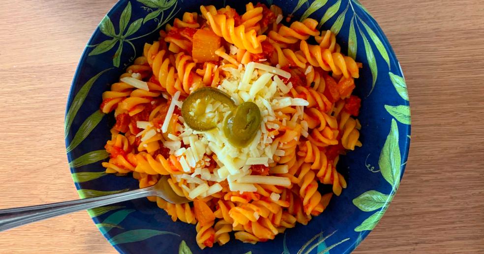 Chorizo and Yellow Pepper Pasta Sauce 