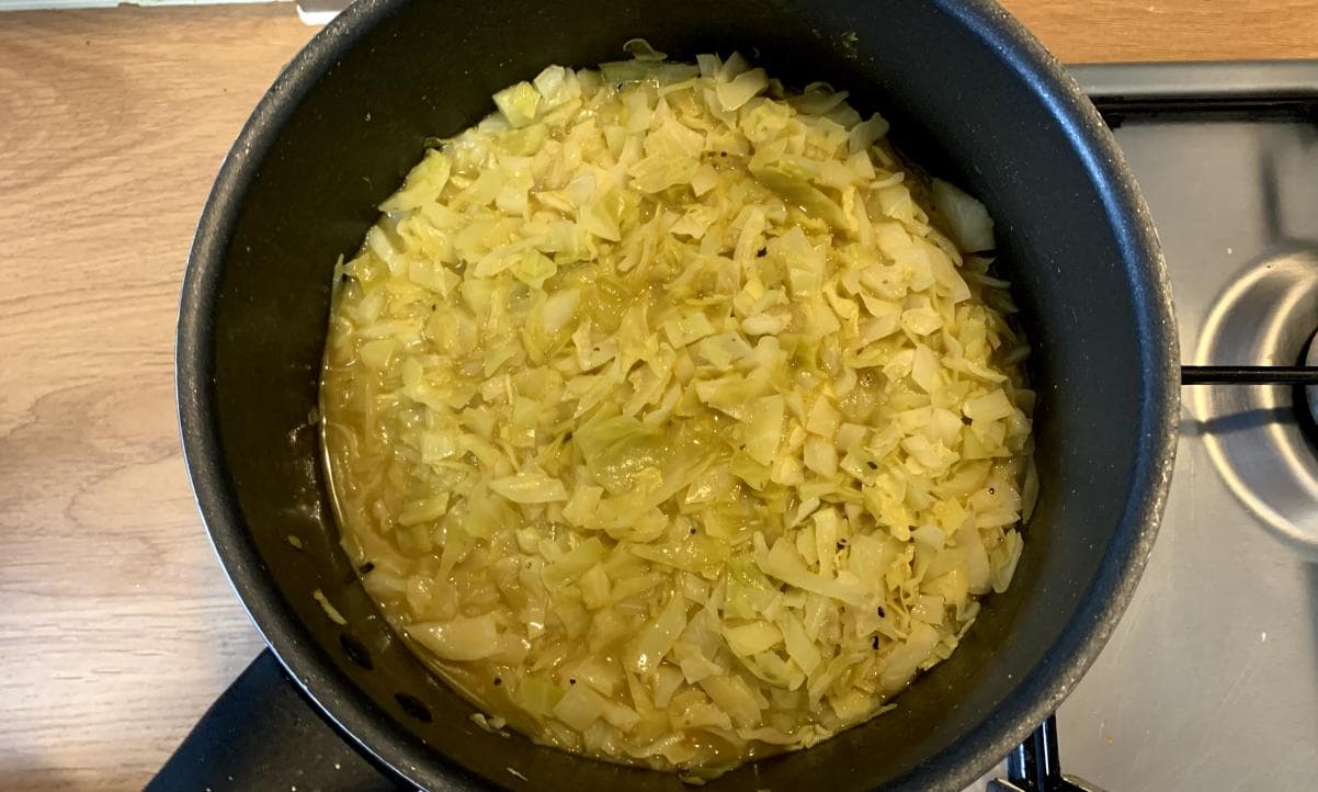 boiled fennel cabbage