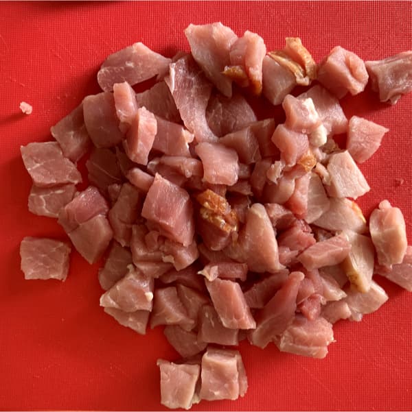 chopped smoked gammon